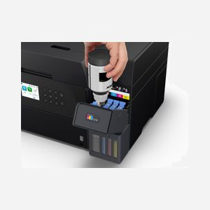 Imprimante multifonction Epson EcoTank L6370 A4 4800x1200 DPI couleur WiFi avec réservoirs d'encre intégrés noir - Miniature 3