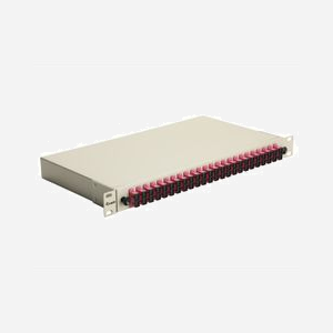 Baie de brassage fibre optique Equip 337315 1U 19" connecteurs SC OM4 multimode gris 485x43.5x240mm