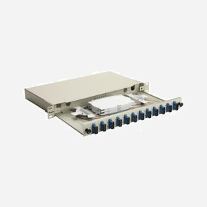 Baie de brassage fibre optique Equip 337301 1U 19" connecteurs SC OS2 monomode gris 485x43.5x240mm - Miniature 2