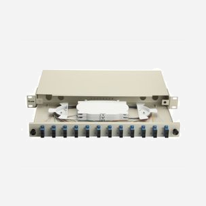 Baie de brassage fibre optique Equip 337301 1U 19" connecteurs SC OS2 monomode gris 485x43.5x240mm - Miniature 4