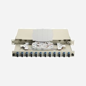 Baie de brassage fibre optique Equip 337301 1U 19" connecteurs SC OS2 monomode gris 485x43.5x240mm - Miniature 5