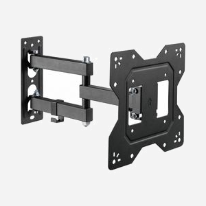 Support mural TV Vision VFM-WA2X2/3 20-50" inclinable -3°/+10° VESA 100x100-200x200mm charge 25kg noir - Miniature 4