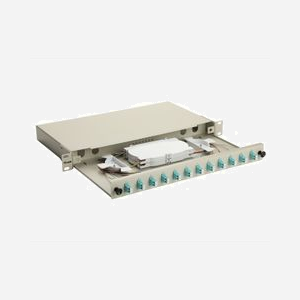 Baie de brassage fibre optique Equip 337203 1U 19" connecteurs LC OM3 gris 485x43.5x240mm montage rack - Miniature 2