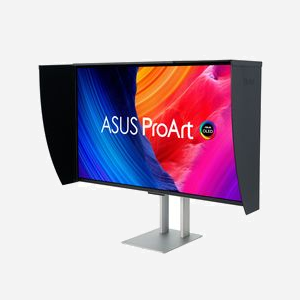 Écran ASUS ProArt OLED PA32UCDMR-K 31.5" 4K UHD 3840x2160 QD-OLED 0.1ms USB 3.2 Gen 2 Hub VESA noir argent - Miniature 4