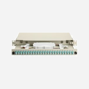 Baie de brassage fibre optique Equip 337213 1U 19" connecteurs LC UPC OM3 gris 485x43.5x240mm montage rack - Miniature 4