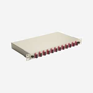 Baie de brassage fibre optique Equip 337305 1U 19" connecteurs SC OM4 gris 485x43.5x240mm montage rack