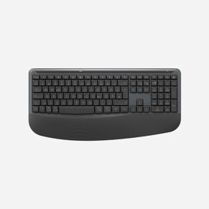 Clavier Logitech Signature MK880 for Business sans fil USB + Bluetooth QWERTZ Suisse avec souris incluse graphite - Miniature 4