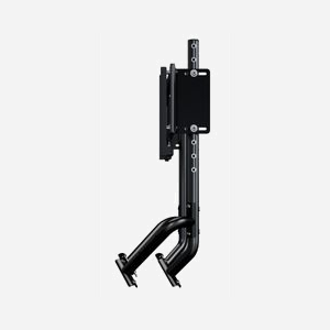 Support écran Oplite 100737 pour simulateur de vol et course en acier noir avec fixation réglable - Miniature 2