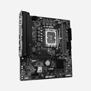 Carte Mère GIGABYTE H610M D3H WIFI DDR4 Socket LGA1700 Intel 14e Gen VRM 6+1+1 phases DDR4-3200 2x M.2 PCIe 3.0 Wi-Fi 5 - Miniature 3