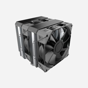 Ventirad Montech NX600 pour processeur 120mm 800-2000 RPM palier HDB 3.35 mmH2O 12V noir 160mm - Miniature 1