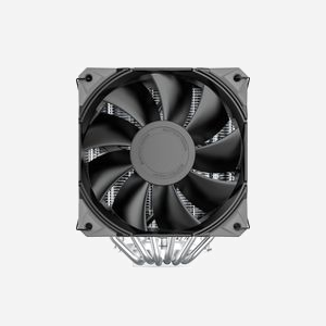 Ventirad Montech NX600 pour processeur 120mm 800-2000 RPM palier HDB 3.35 mmH2O 12V noir 160mm - Miniature 2