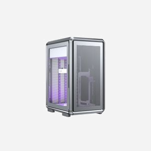 Boîtier Cooler Master MasterFrame 400 Mesh Midi Tower ATX argent transparent avec ventilateur 120mm inclus - Miniature 2