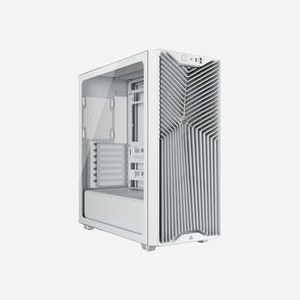 Boîtier Corsair 3200D RS Midi Tower ATX blanc 3x120mm ventilateurs avant alimentation bas 219x458x495mm