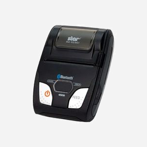 Imprimante mobile Star Micronics SM-S230i thermique directe 203x203 DPI Bluetooth 2.1 filaire/sans fil noir - Miniature 2