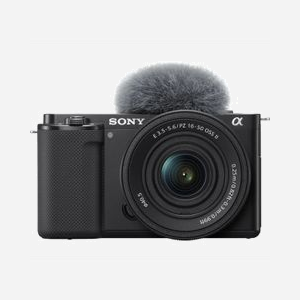 Appareil photo Sony ZV-E10 24.2MP capteur APS-C CMOS avec objectif E PZ 16-50mm F3.5-5.6 OSS II MILC noir - Miniature 1