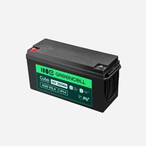 Batterie Green Cell AGM12V250AH-J 12V 250Ah Sealed Lead Acid VRLA pour onduleur 522x268mm 64.2kg - Miniature 3