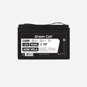 Batterie Green Cell AGM12V90AH-J Sealed Lead Acid VRLA 12V 90Ah 24.6kg pour onduleur 330x214mm - Miniature 4
