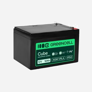Batterie Green Cell AGM12V12AH-H Sealed Lead Acid VRLA 12V 12Ah pour onduleur 151x98.5mm 3.3kg - Miniature 1