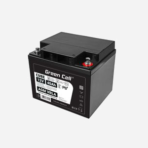 Batterie Green Cell AGM12V40AH-J 12V 40Ah Sealed Lead Acid VRLA pour onduleur 197x165mm 12kg - Miniature 5