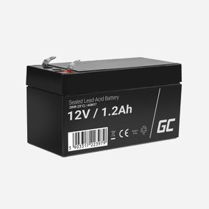 Batterie Green Cell AGM17 Sealed Lead Acid VRLA 12V 1,2Ah pour onduleur 43x52mm 500g - Miniature 1