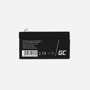 Batterie Green Cell AGM17 Sealed Lead Acid VRLA 12V 1,2Ah pour onduleur 43x52mm 500g - Miniature 3