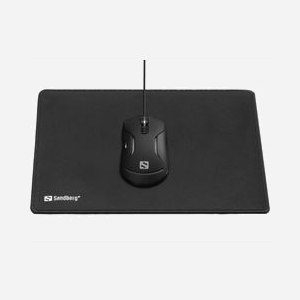 Tapis de souris Sandberg Gamer Mousepad 520-32 grand format avec surface de précision et base antidérapante