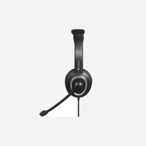 Casque audio Sandberg USB-C Chat Headset avec microphone intégré et contrôle du volume pour téléphonie Internet - Miniature 3