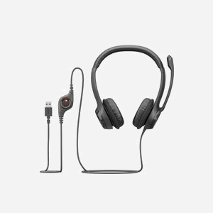 Casque audio Logitech H390 USB filaire avec microphone anti-bruit bandeau et oreillettes rembourrés - Miniature 2