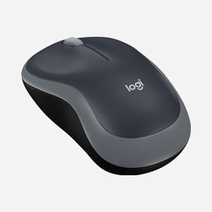 Souris sans fil Logitech M185 optique 1000 DPI RF 2.4GHz ambidextre 2 boutons programmables grise - Miniature 2