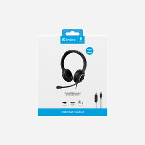 Casque micro Sandberg USB Chat Headset avec contrôle du volume intégré connexion USB pour téléphonie Internet - Miniature 4