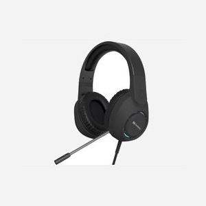 Casque gaming Sandberg BossBlaster USB stéréo avec microphone intégré arceau réglable et éclairage LED