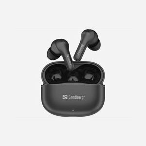 Écouteurs Sandberg 126-51 Play'n Go TWS Bluetooth intra-auriculaires avec étui de chargement USB noir - Miniature 1