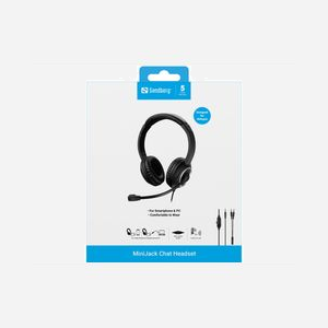 Casque audio Sandberg MiniJack Chat Headset mono avec microphone réglable jack 3.5mm serre-tête rembourré - Miniature 4