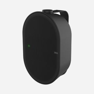 Haut-parleur réseau Axis C1110-E 2-voies avec microphone intégré PoE IP pour montage mural et plafond noir