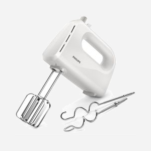 Batteur à main Philips 3000 Series HR3705/00 300W avec fouets coniques pour pâtisserie