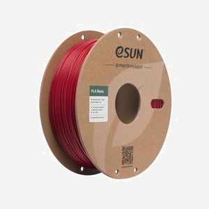 Filament eSUN PLA-BASIC175O-FR1Y1 Acide Polylactique Rouge 1.75mm 1kg pour impression 3D 300mm/sec