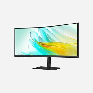 Écran Samsung LS34C652UEUXXE 34" 3440x1440 Dual QHD 21:9 5ms USB 3.2 Gen 1 hub réglable hauteur VESA noir - Miniature 3