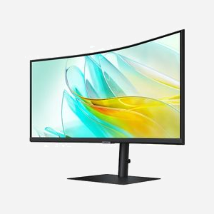 Écran Samsung LS34C652UEUXXE 34" 3440x1440 Dual QHD 21:9 5ms USB 3.2 Gen 1 hub réglable hauteur VESA noir - Miniature 5