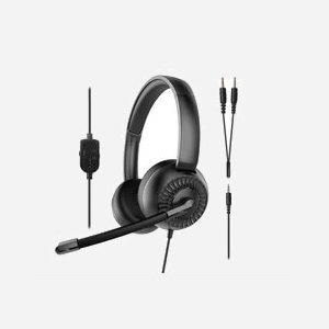 Casque gaming SPEEDLINK METIS filaire avec arceau jack 3.5mm câble 1.8m 160g noir SL-870006-BK - Miniature 1