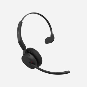 Casque sans fil Jabra Evolve3 45 Bluetooth USB Type-A arceau avec 3 microphones pour bureau et centre d'appels noir