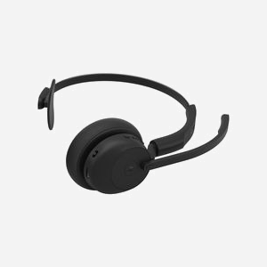 Casque Jabra Evolve3 45 sans fil Bluetooth USB Type-A arceau bureau 3 microphones perche ajustable noir - Miniature 5