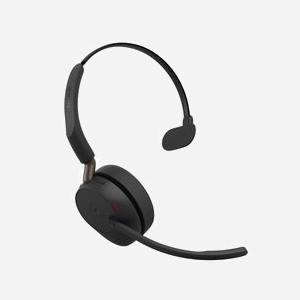 Casque sans fil Jabra Evolve3 65 Bluetooth USB Type-A réduction de bruit adaptative 4 microphones arceau noir - Miniature 1