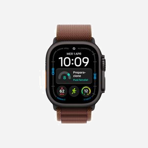 Montre connectée Apple Watch Ultra 4 OLED 49mm 422x514 pixels écran tactile 5G WiFi GPS satellite noir - Miniature 2