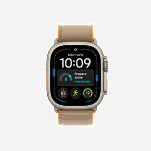 Montre connectée Apple Watch Ultra 4 OLED 49mm 422x514 pixels écran tactile 5G GPS satellite Titane WiFi - Miniature 2