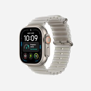 Montre connectée Apple Watch Ultra 4 OLED 49mm 422x514 pixels écran tactile 5G GPS satellite Titane WiFi - Miniature 1
