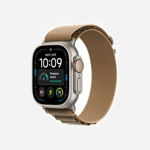 Montre connectée Apple Watch Ultra 4 OLED 49mm 422x514 pixels écran tactile 5G GPS satellite Titane WiFi - Miniature 1