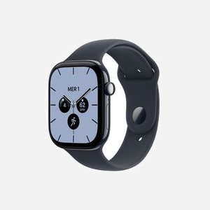 Montre connectée Apple Watch Series 12 OLED 46mm 416x496 pixels écran tactile 5G GPS WiFi satellite bleue - Miniature 1