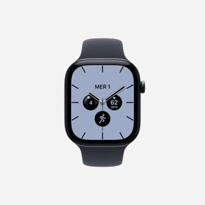 Montre connectée Apple Watch Series 12 OLED 46mm 416x496 pixels écran tactile 5G GPS WiFi satellite bleue - Miniature 2