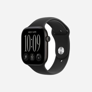 Montre connectée Apple Watch Series 12 OLED 46mm 416x496 pixels écran tactile 5G GPS WiFi satellite noir - Miniature 1