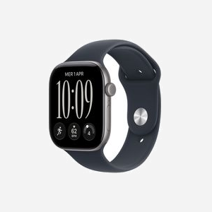 Montre connectée Apple Watch Series 12 OLED 46mm 416x496 pixels écran tactile 5G GPS WiFi satellite gris - Miniature 1